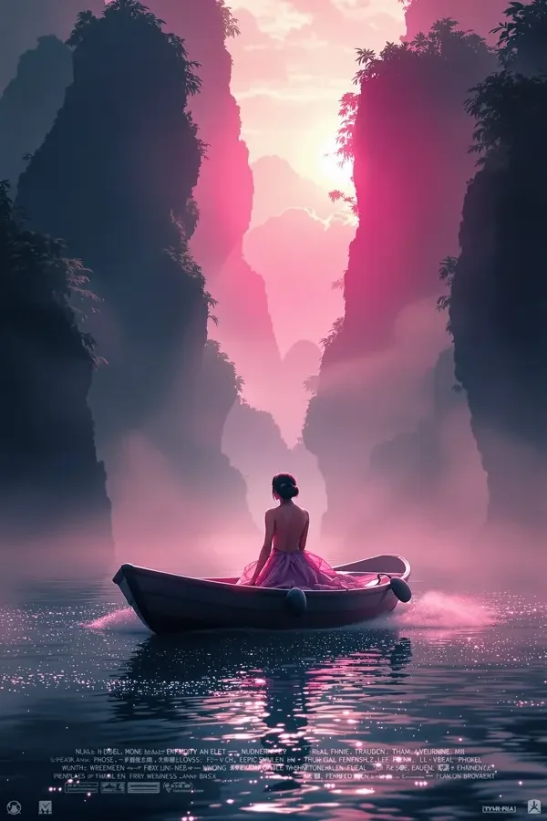渡船上的歌声 - 湄公河之恋海报 渡船上的歌声 湄公河之恋 越南电影 南洋风情 东南亚文化