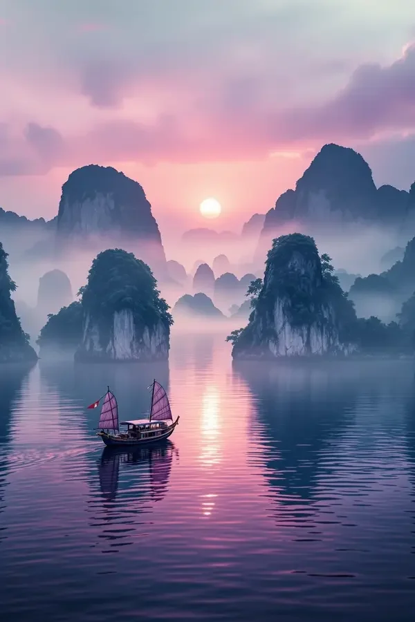 下龙湾传说 - 越南电影海报 下龙湾传说 越南电影 越南电影 南洋风情 东南亚文化